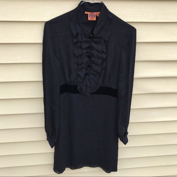 Tory Burch Dresses & Skirts - Tory Burch Lou Lou Black Dress 8